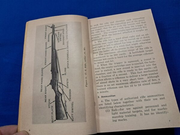 vietnam-war-era-58-dated-field-manual-for-the-m-1-garand-rifle-with-photos