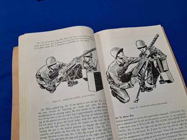 fm-23-55-m-1919-machine-gun-and-1917-field-manual-covering-3-weapon-systems-dated-1945