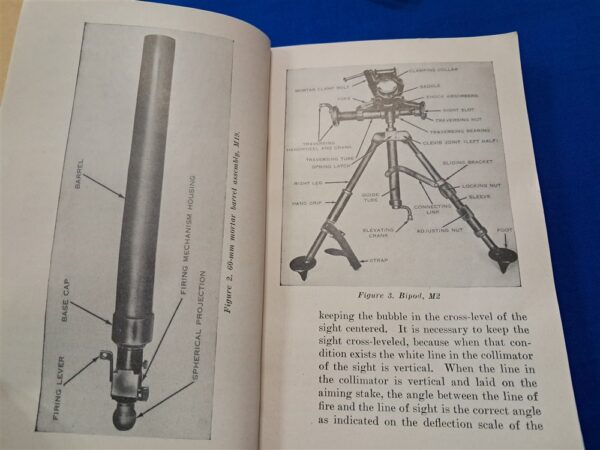 korean-war-1950-dated-field-manual-23-50-for-the-60-millimeter-mortar-system