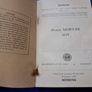 korean-war-1950-dated-field-manual-23-50-for-the-60-millimeter-mortar-system
