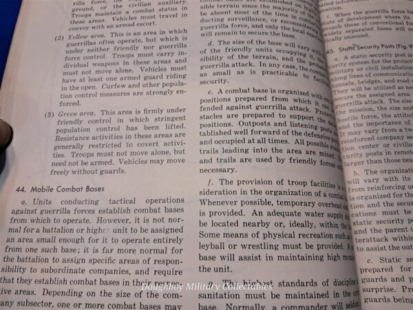 field-manual-31-16-counter-guerrilla-operations-vietnam-1963-dated-large-manual-excellent-advisor-period