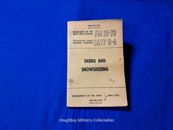 fm31-73-skiing field-manual-31-73-skiing-and-horseshoeing-mountain-troops-with-equipment-and-instructions-korean-war