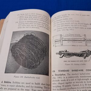 FM5-15 Field Fort 49. Condition excellent. Very nice manual covering the fortifications and shelters needed in the battlefield. Manual is thick and covers all the basics up to the advanced. Over 375 pages. Barbed wire obstacles to deep