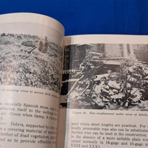 field-manual-5-22-1956 camo-materials-including-paint-samples-and-supplies-needed-large-thick-manual