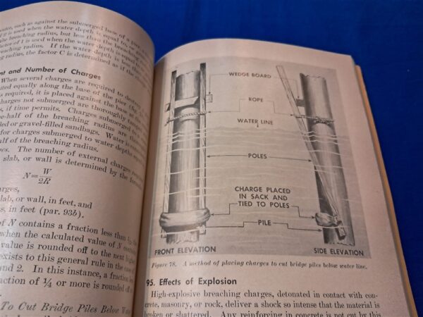 field-manual 5-25-explosives-and-demolitions-vietnam-era-1954-dated-book-very-detailed-180-pages