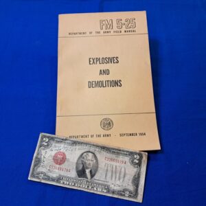 field-manual 5-25-explosives-and-demolitions-vietnam-era-1954-dated-book-very-detailed-180-pages