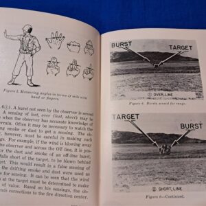 early-vietnam-era-1957-dated-field-manual-for-the-adjustment-of-artillry-fire-in-the-battlefield-by-common-infantry