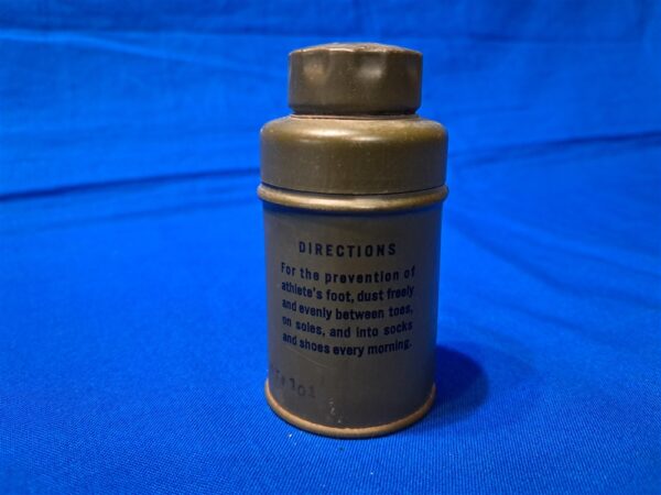 world-war-two-foot-powder-can-one-ounce-individual-issue-to-soldiers-by-scholl