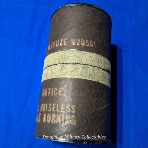 korean-war-1953-dated-practice-grenade-with-the-original-cannister-matching-near-mint-unissued-condition-inert