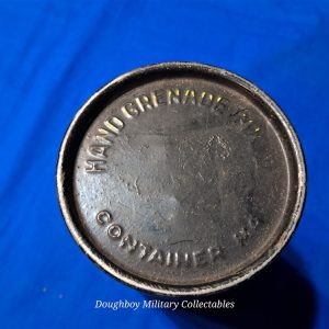 korean-war-1953-dated-practice-grenade-with-the-original-cannister-matching-near-mint-unissued-condition-inert