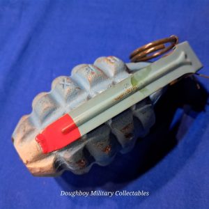 korean-war-1953-dated-practice-grenade-with-the-original-cannister-matching-near-mint-unissued-condition-inert