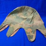 vietnam-1959-dated-camouflage-cover-with early pattern-cotton-construction-with-full-tag-some-holes-from-use-and-age