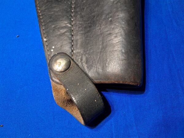 korean-war-marine-corps-shoulder-type-holster-dated-1944-dyed-black-for-service