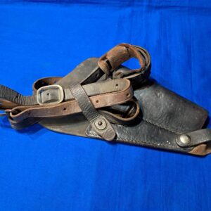 korean-war-marine-corps-shoulder-type-holster-dated-1944-dyed-black-for-service
