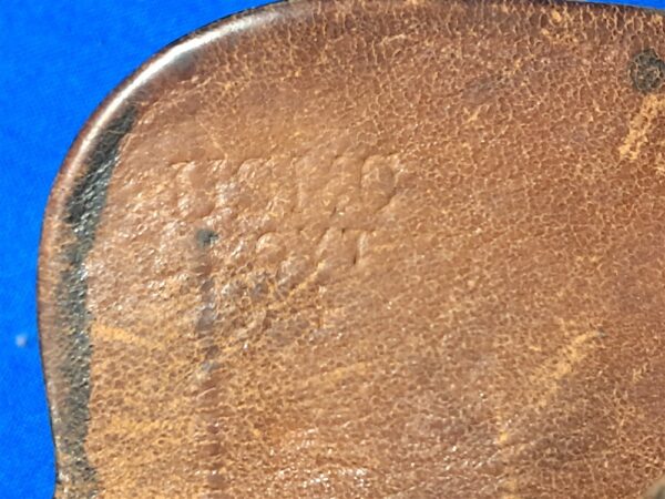 korean-war-marine-corps-shoulder-type-holster-dated-1944-dyed-black-for-service