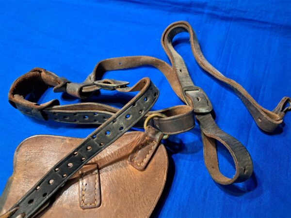 korean-war-marine-corps-shoulder-type-holster-dated-1944-dyed-black-for-service