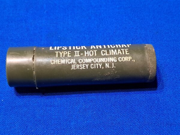 vietnam-war-era-field-tube-of-anti-chap-lip-stick-olive-green-color-plastic