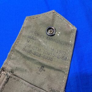 vietnam-war-early-1962-dated-m-14-magazine-pouch-worn-by-the-Marine-corps-single-type