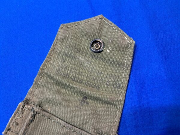 vietnam-war-early-1962-dated-m-14-magazine-pouch-worn-by-the-Marine-corps-single-type