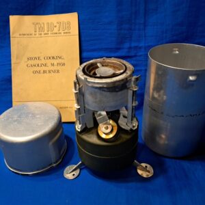 korean-war-camp-field-stove-m-1950-type-unissued-mint-condition-unused-original-paint-and-canister-with-technical-manual-1952-dated