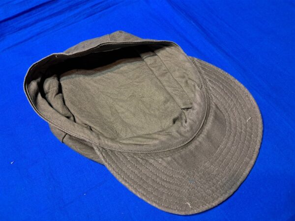 Vietnam-war-era-1962-dated-utility-hat-cotton-size-7-and-a-quarter-with-tag