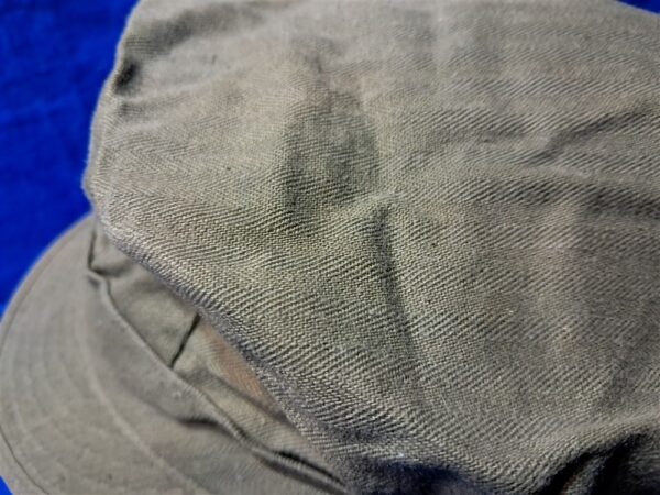 world-war-two-m-43-field-cap-soft-cover-with-bill-herring-bone-twill-size-about-7-and-quarter