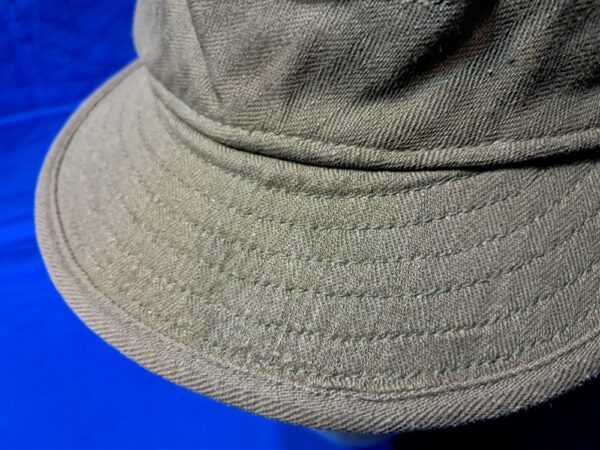 world-war-two-m-43-field-cap-soft-cover-with-bill-herring-bone-twill-size-about-7-and-quarter