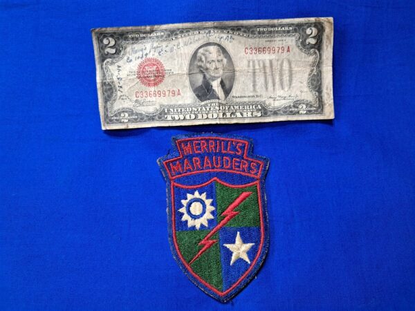 world-war-two-original-late-war-merril-marauder-sleeve-insignia-uniform-removed-excellent-conditon