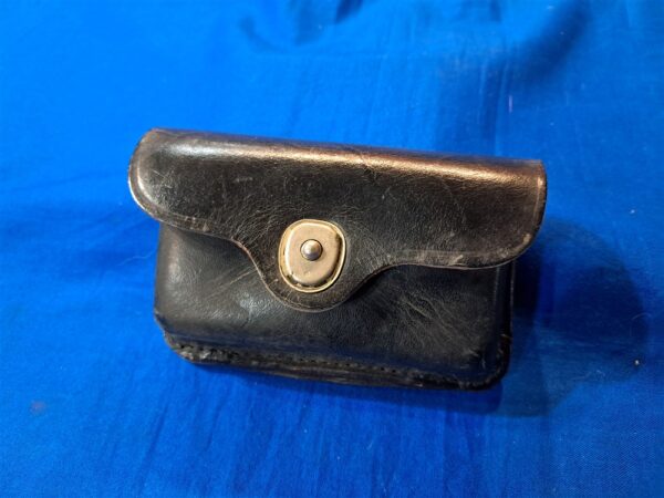 vietnam-war-early-1958-dated-black-leather-first-aid-pouch-for-military-police-black-dress-belt-complete-with-bandage