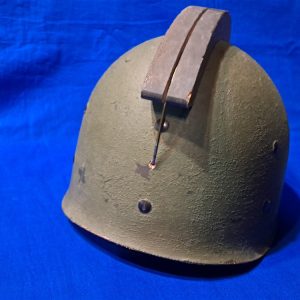 korean-war-era-opposing-forces-helmet-with-wooden-comb-original-war-training-games-1953-dated