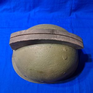 korean-war-era-opposing-forces-helmet-with-wooden-comb-original-war-training-games-1953-dated