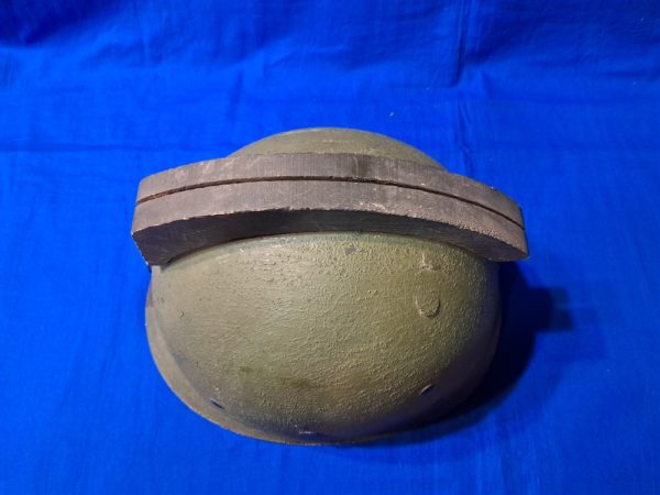 korean-war-era-opposing-forces-helmet-with-wooden-comb-original-war-training-games-1953-dated