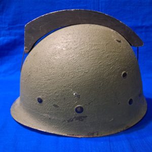 korean-war-era-opposing-forces-helmet-with-wooden-comb-original-war-training-games-1953-dated