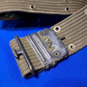 early-vietnam-war- pistol-belt-advisor-time-dated-1955-excellent-condition-with-brass-fittings