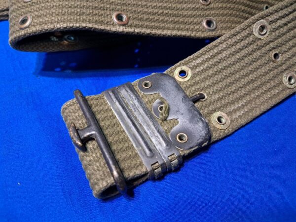 early-vietnam-war- pistol-belt-advisor-time-dated-1955-excellent-condition-with-brass-fittings