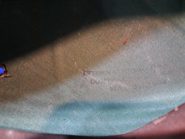 world-war-two-marine-navy-army-type-pith-helmet-tan-with-sweat-band-and-chin-strap-excellent-conditon-dated-1944