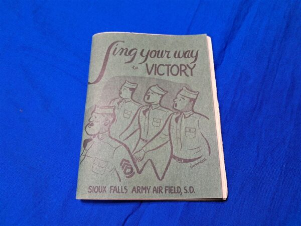world-war-two-song-book-from-sioux-fals-army-air-corps-field-pocket-sized