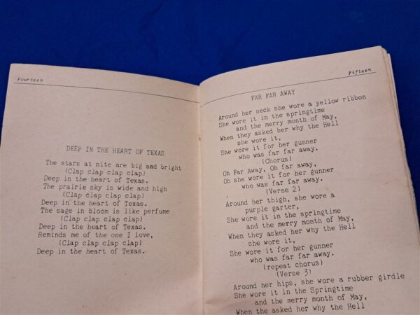 world-war-two-song-book-from-sioux-fals-army-air-corps-field-pocket-sized