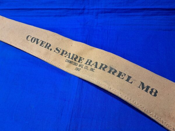 world-war-two-spare-machine-gun-barel-pouch-dated-1943-by-crawford-excellent
