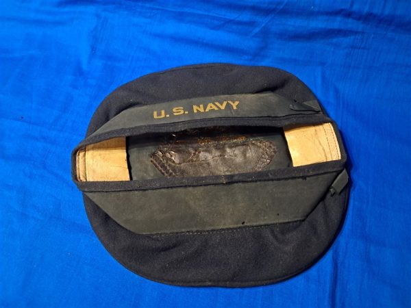 world-war-two-navy-cap-tally-pattern-enlisted-dark-blue-black-wool-large-size-7.5