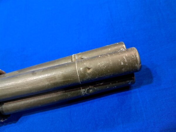 world-war-two-set-of-3-tent-pole-for-shelter-halfs-with-the-original-tie-guide-rope-1944-and-1945-dated mix