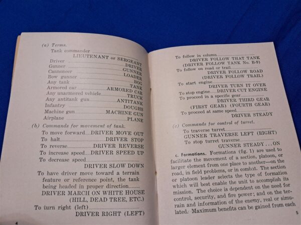 post-world-war-two-technical-manual-for-the-track-vehicle-driver-tanks-dated-1946-soft-cover-pocket-sized