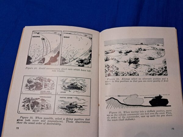 post-world-war-two-technical-manual-for-the-track-vehicle-driver-tanks-dated-1946-soft-cover-pocket-sized