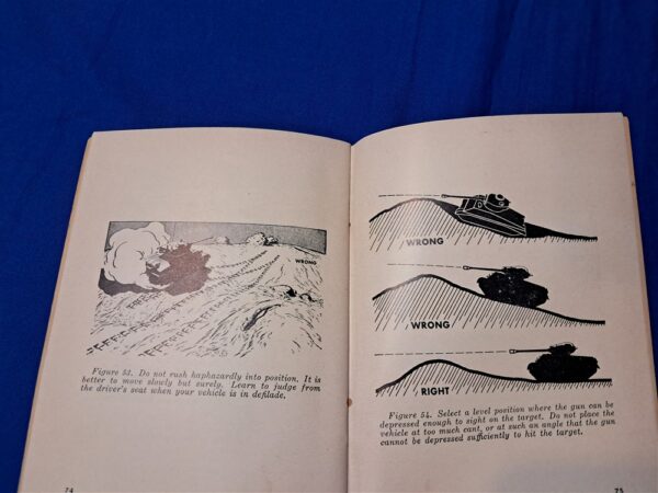 post-world-war-two-technical-manual-for-the-track-vehicle-driver-tanks-dated-1946-soft-cover-pocket-sized