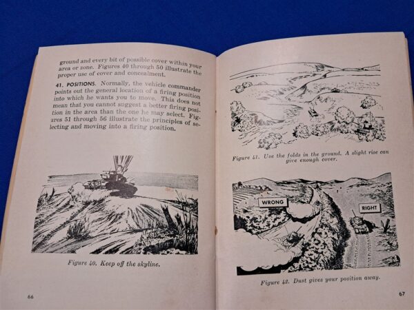 post-world-war-two-technical-manual-for-the-track-vehicle-driver-tanks-dated-1946-soft-cover-pocket-sized