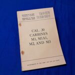 1953-dated-technical-manual-for-the-m-1-carbine-brek-down-and-repair-korean-war-printed-1276