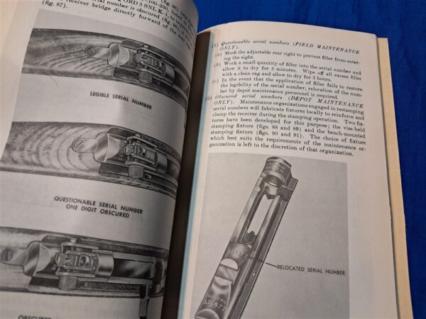 1953-dated-technical-manual-for-the-m-1-carbine-brek-down-and-repair-korean-war-printed-1276