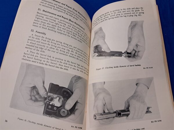 1947-dated-technical-manual-for-the-m-1911-pistol-armory-level-diagrams-for-the-repair-of-weapon-1295