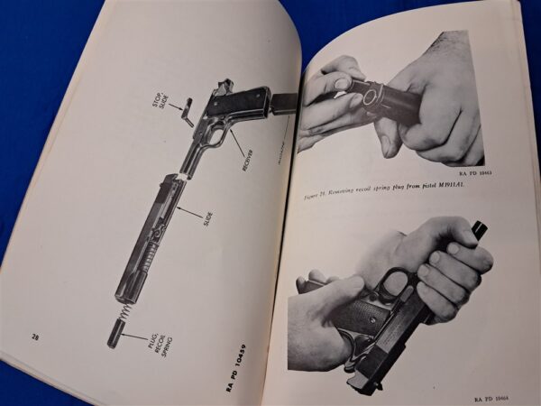 1947-dated-technical-manual-for-the-m-1911-pistol-armory-level-diagrams-for-the-repair-of-weapon-1295