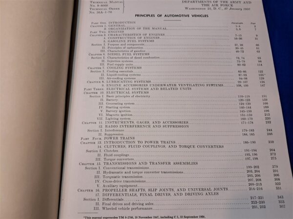 technical-manual-priciples-of-automotive-vehicles-1956-dated-auto-diagrams-photos-573-pages-soft-covered